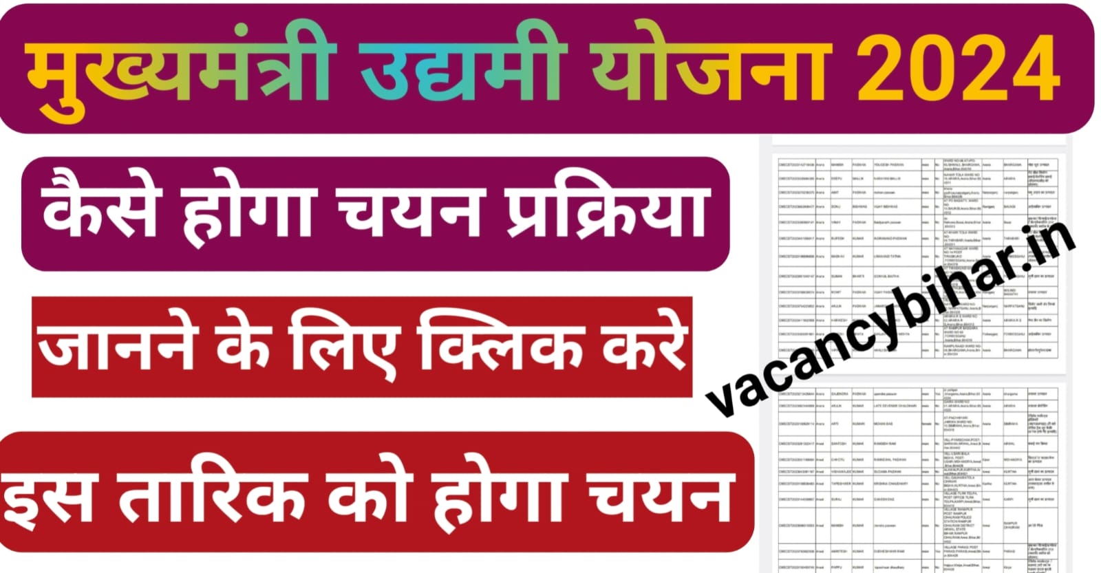 Bihar Udyami Yojana 2024-25: बिहार उद्यमी योजना कैसे होगा चयन प्रक्रिया ?