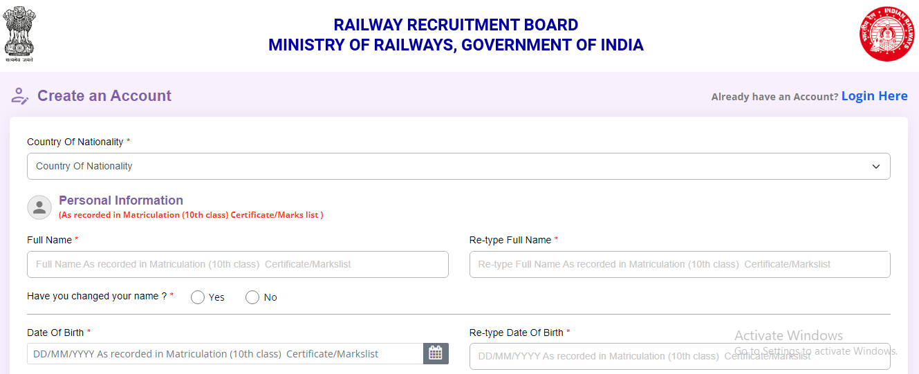 RRB Paramedical Recruitment 2024