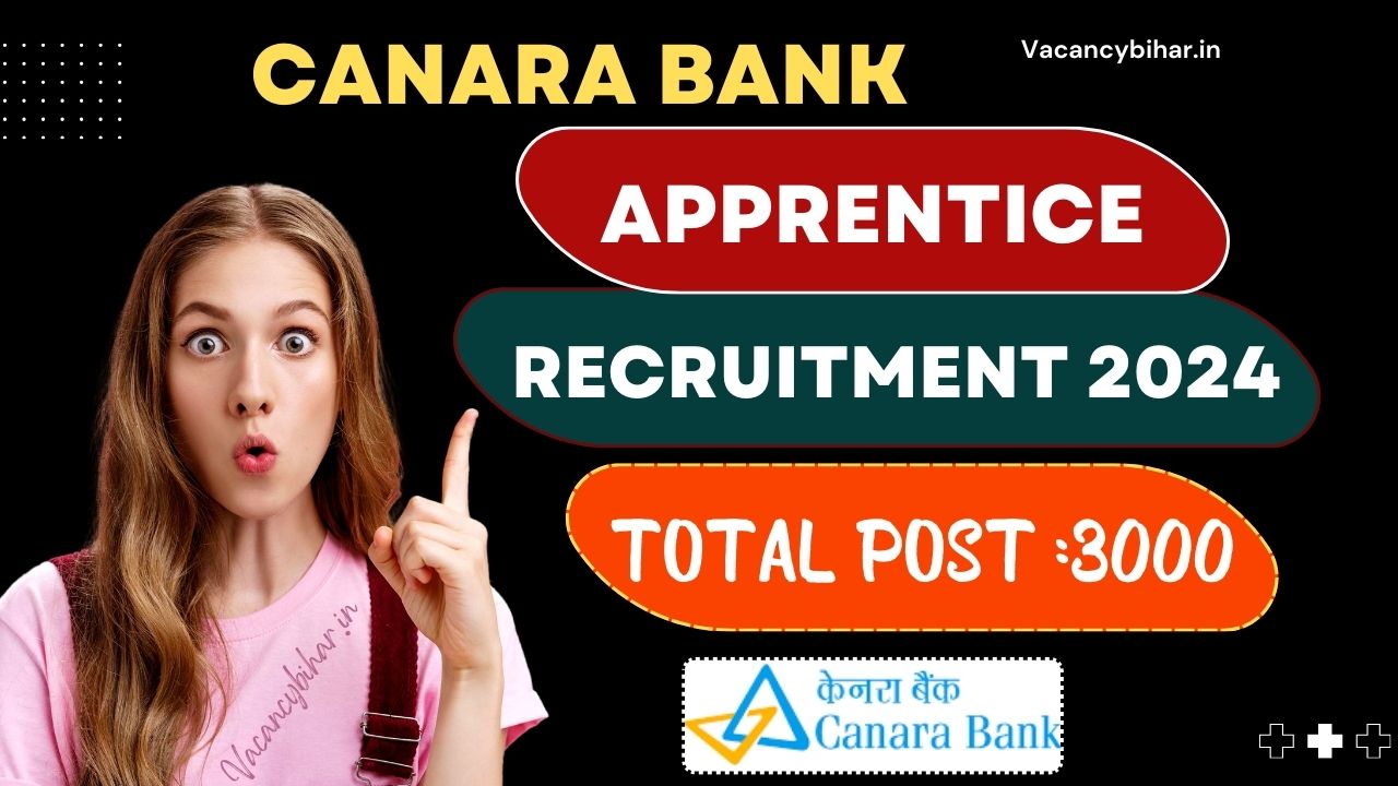 Canara Bank Apprentice Recruitment 2024