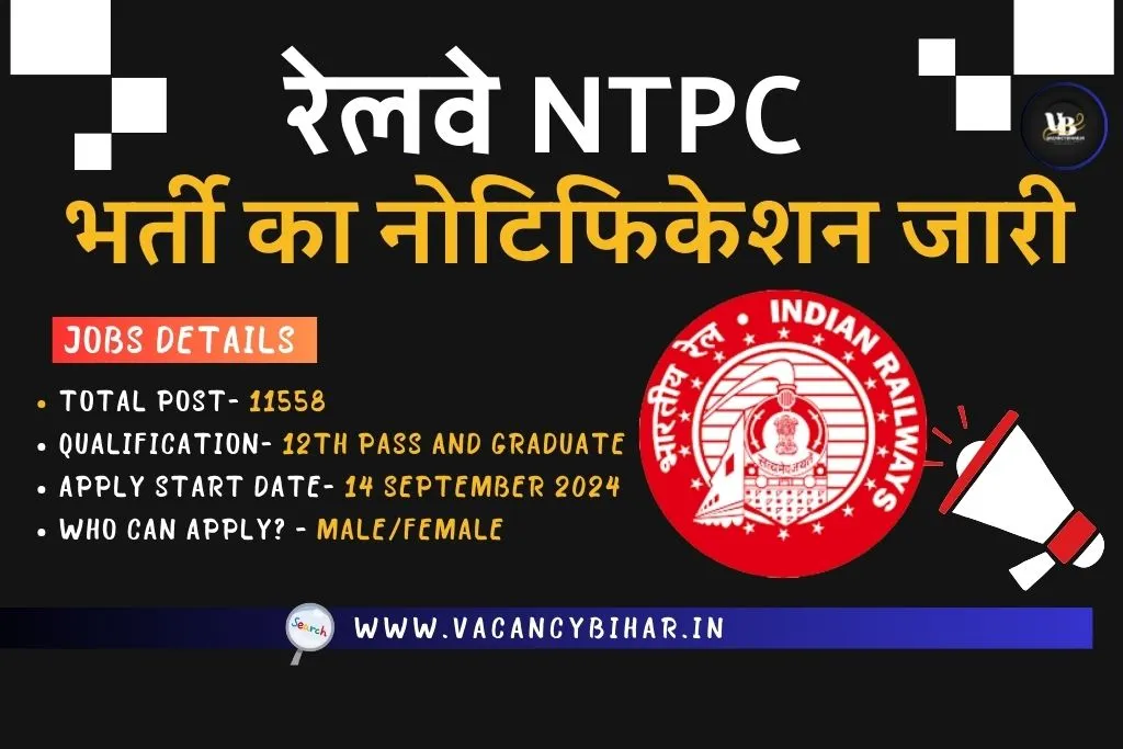 RRB Railway NTPC Recruitment 2024