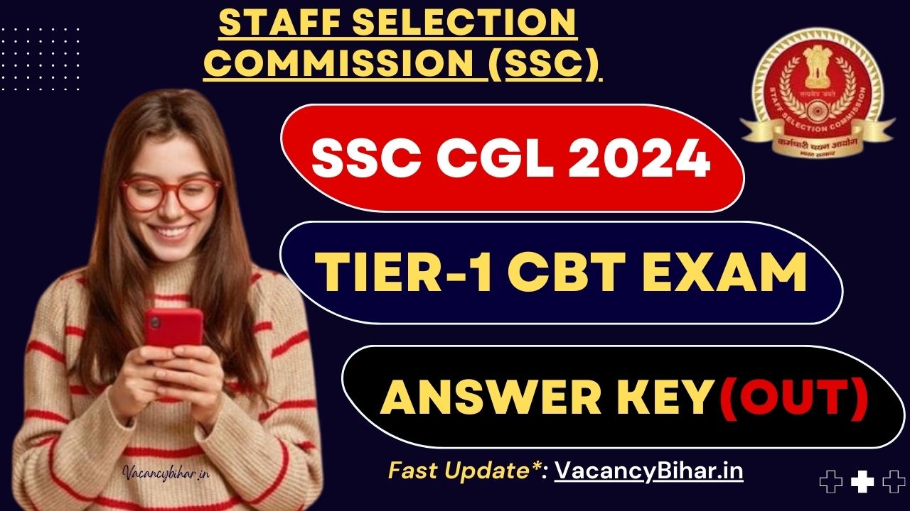 SSC CGL Answer Key 2024