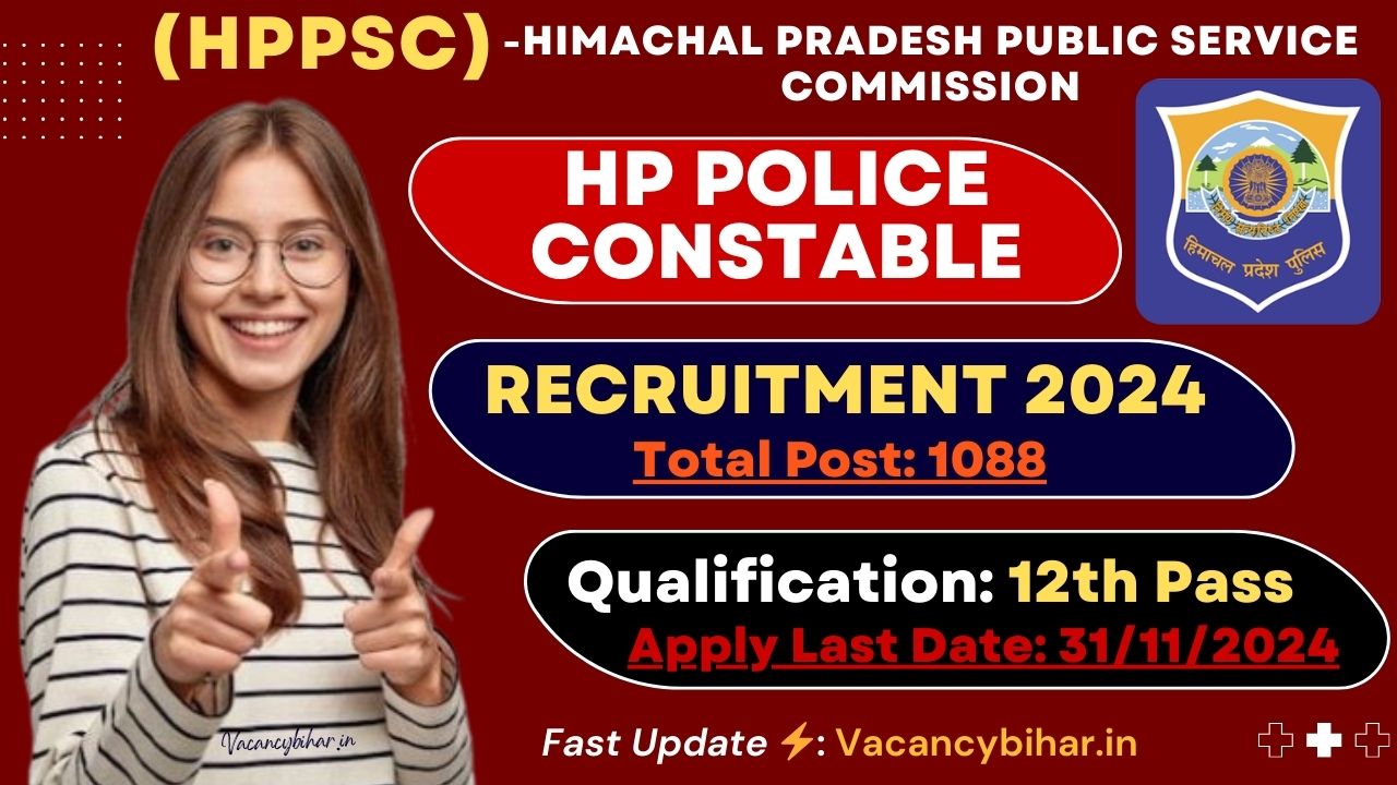 HP Police Constable Recruitment 2024