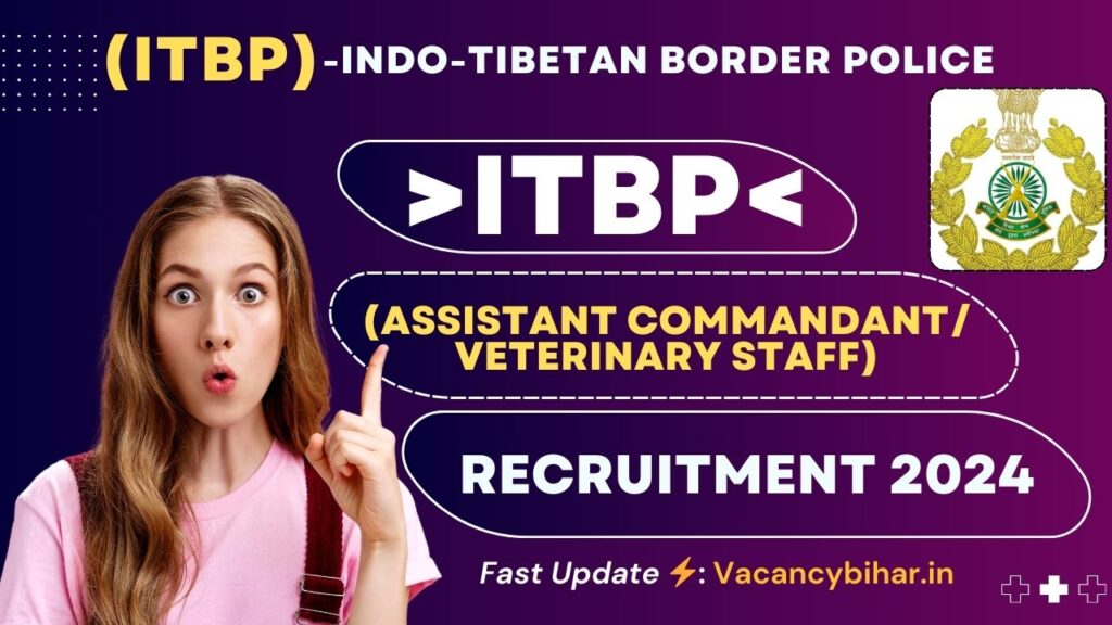 ITBP Assistant Surgeon Recruitment 2024