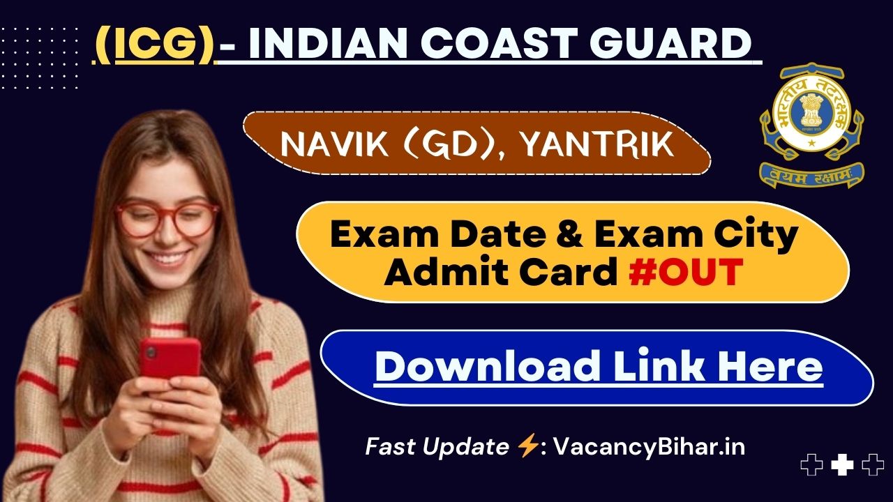 Indian Coast Guard Admit Card 2024