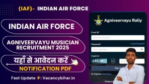 IAF Agniveervayu Musician Recruitment 2025