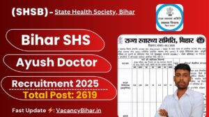 Bihar SHS Ayush Doctor Vacancy 2025