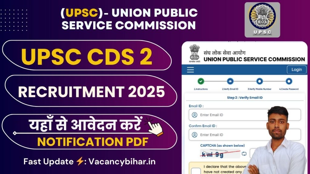 UPSC CDS II Recruitment 2025