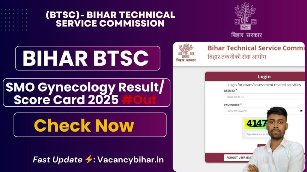 BTSC SMO Gynecology Result 2025