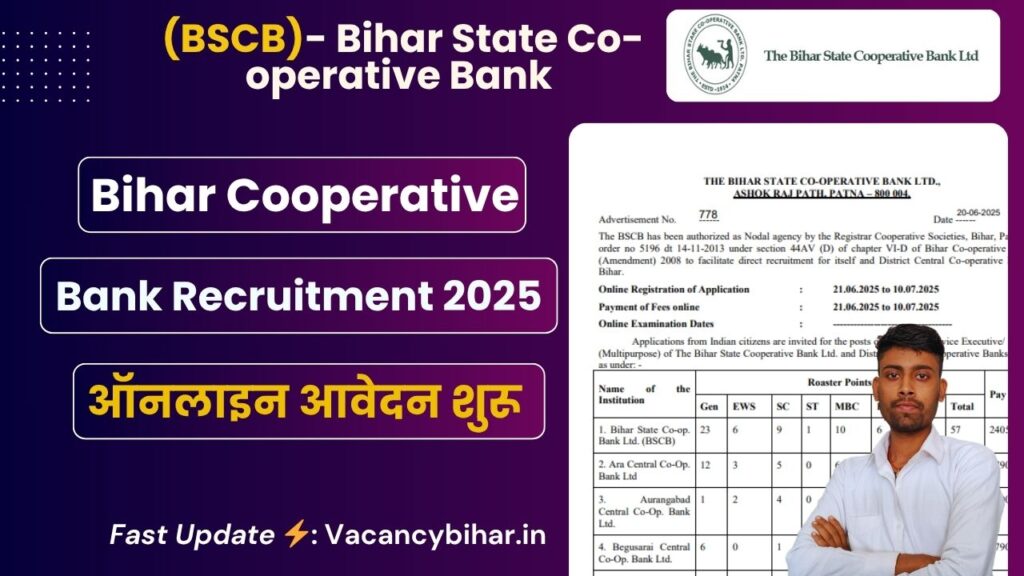 Bihar Cooperative Bank Recruitment 2025