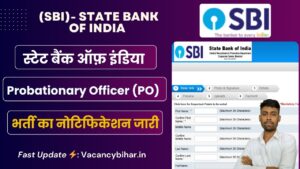 Online Form SBI Bank PO Recruitment 2025