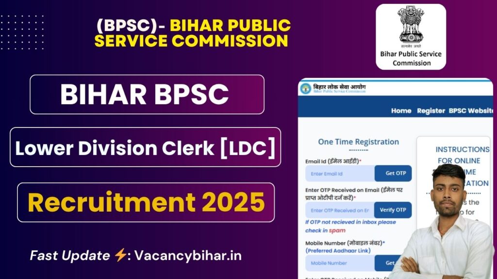BPSC LDC Recruitment 2025