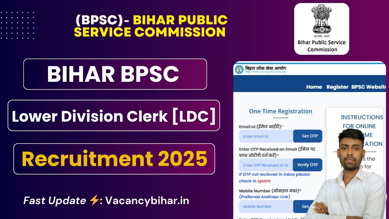 BPSC LDC Recruitment 2025