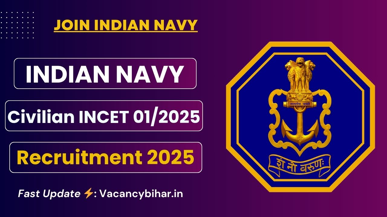 Indian Navy Civilian Recruitment 2025