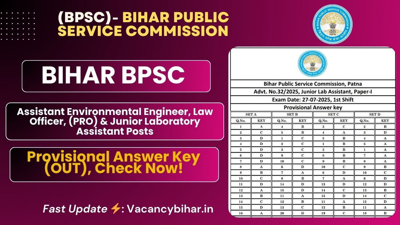 BPSC Answer Key 2025