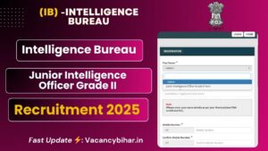 IB Junior Intelligence Officer Grade II Recruitment 2025