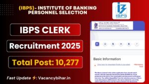 IBPS Clerk Recruitment 2025