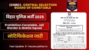 Bihar Police Recruitment 2025