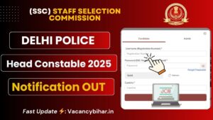 Delhi Police Head Constable Recruitment 2025