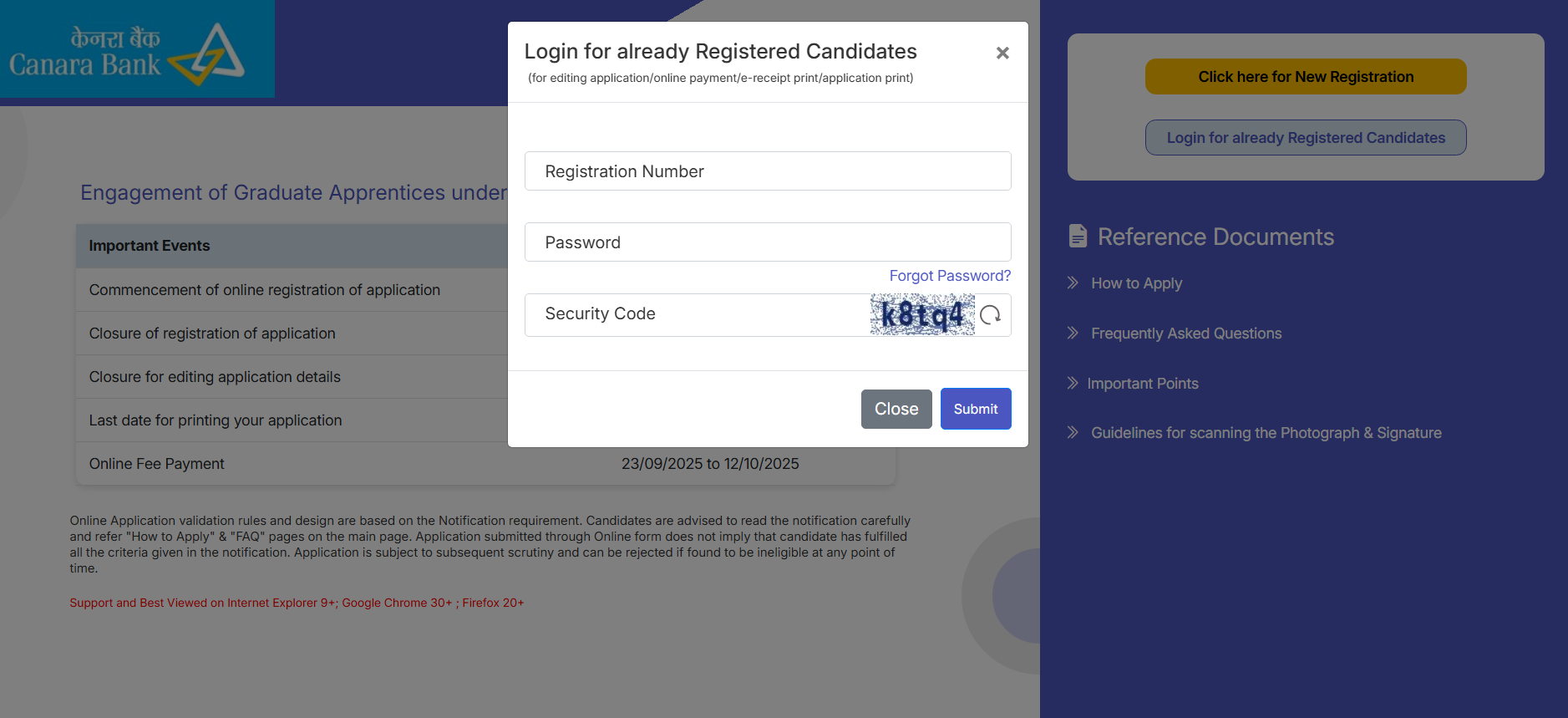 Canara Bank Apprentice Recruitment 2025
