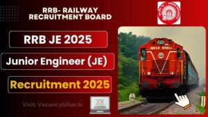 RRB Junior Engineer JE Recruitment 2025