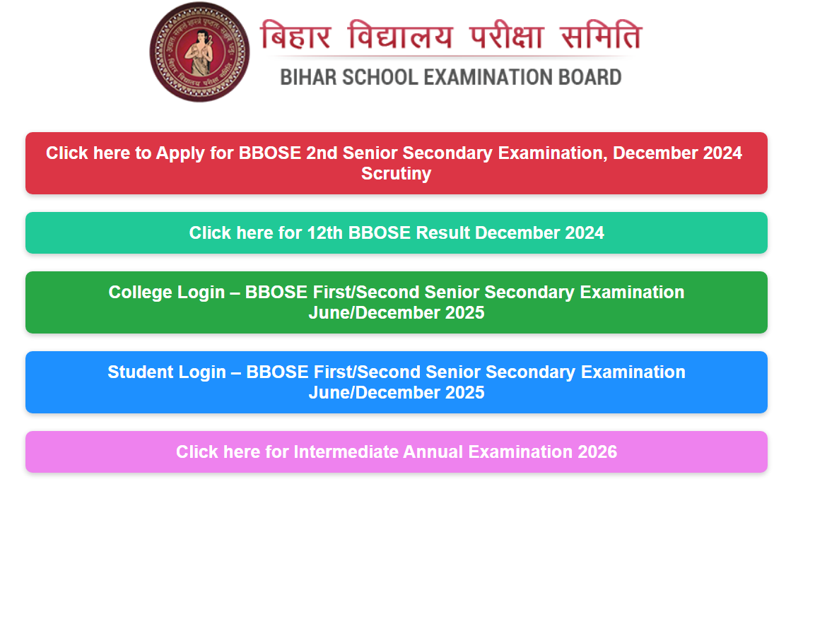 Bihar Board 12th Dummy Admit Card 2026