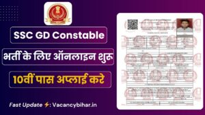 SSC GD Constable Recruitment 2025
