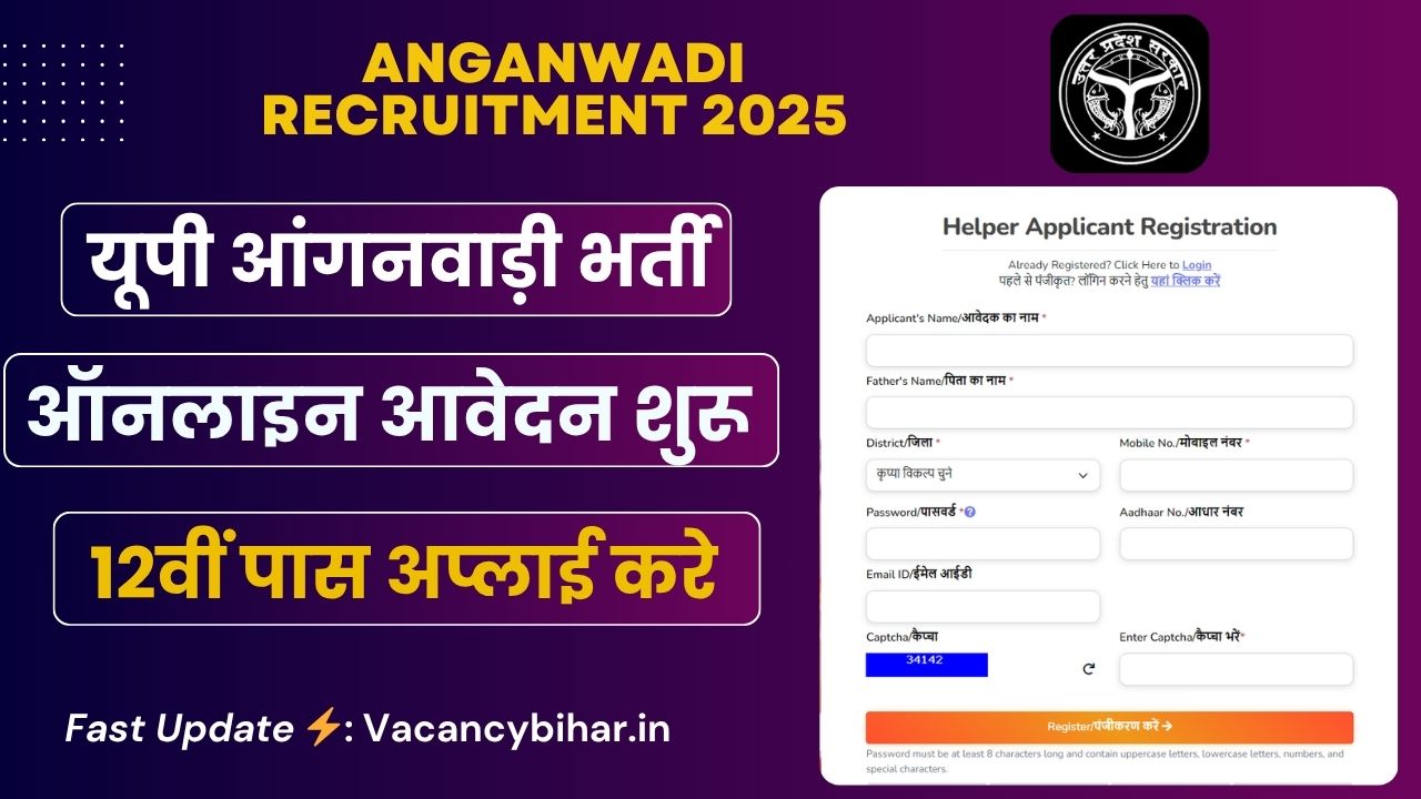UP Anganwadi Bharti 2025